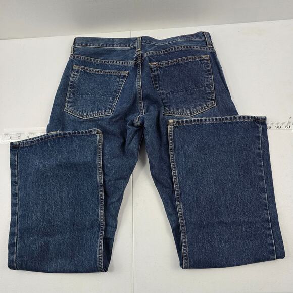 VTG Abercrombie bootcut jeans mens blue 32x30 denim Made USA 5849 - Picture 3 of 12
